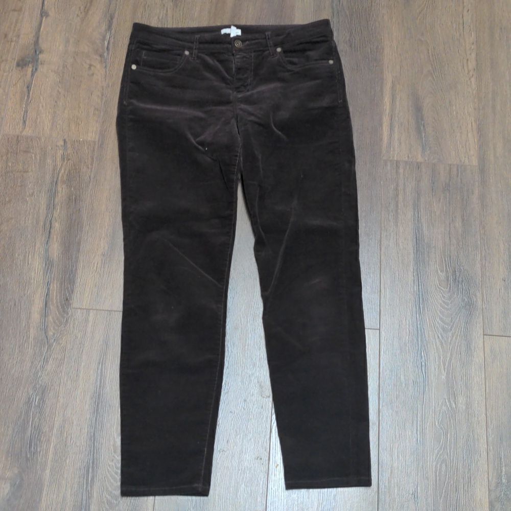 Edyson‎ Skinny Corduroy Pants Dark Brown Size 30 Short